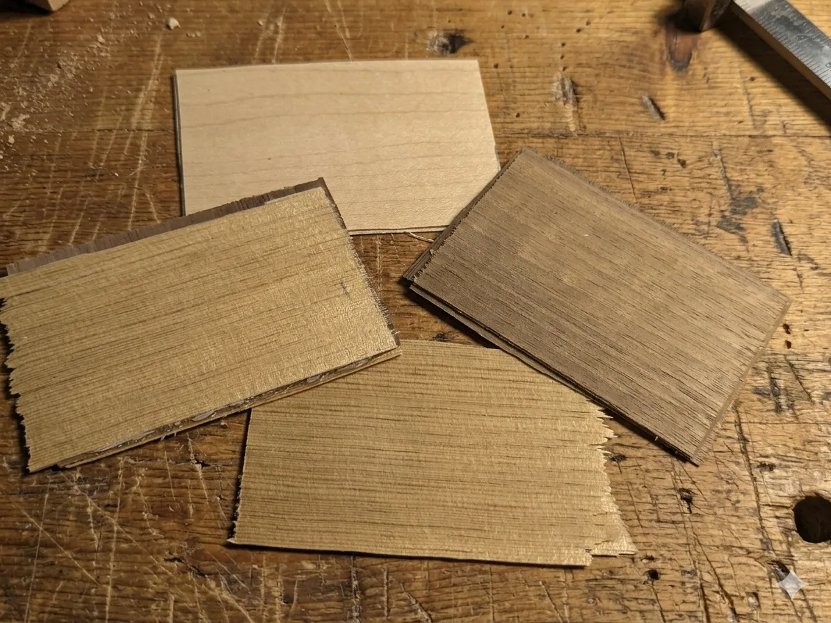 I tre strati di legno selezionati
